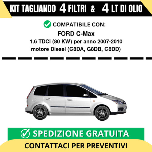 Tagliando per ford max 6 - ford, 1.6