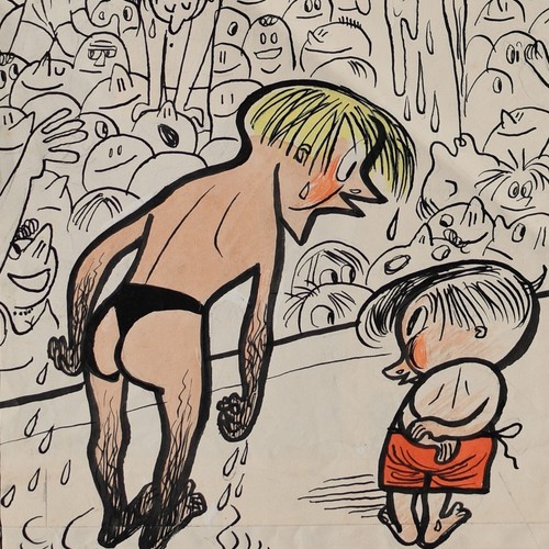 Illustrazione piscina