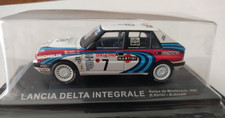 MACCHINA LANCIA DELTA INTEGRALE RALLYE DI MONTECARLO 1990 AURIOL- UCCELLI 1/43
