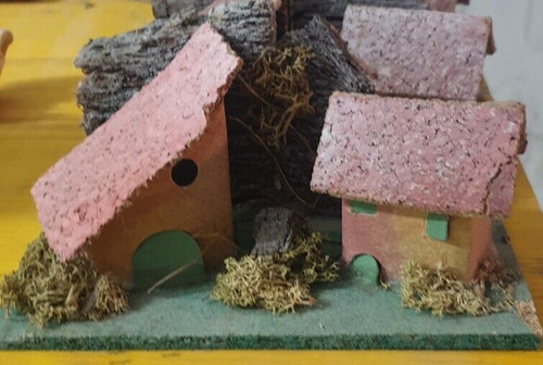 Presepe casetta sughero - presepe,