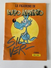 LE FIGURINE DI LUPO ALBERTO - SILVER - album COMPLETO-  settembre 87 - accettabi