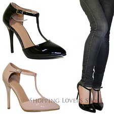 SCARPE DONNA Decolletè vernice a Punta Tacchi spillo alti 10,5 Decoltè cod S99