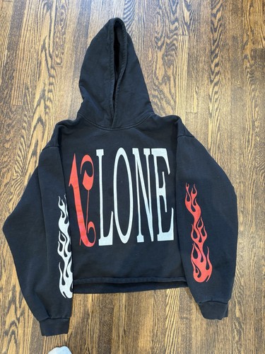 Vlone palm angels hoodie - x,