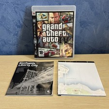 PS3 Grand Theft Auto GTA 4 IV Multilingua (ITA) OTTIMO Con Mappa E Manuale