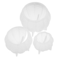  Stampi in Silicone Per Resina Stampino Zucca Di Caramelle Halloween Candela