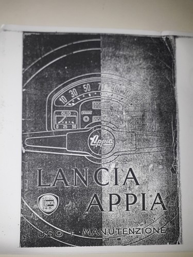 Lancia appia serie uso e - appia, 1°