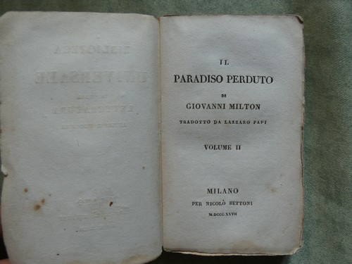 Milton paradiso perduto - milton,