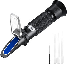 Rifrattometro per Enologia Doppia Scala (Brix 0-40%, Alcool 0-25%) Rifrattometro