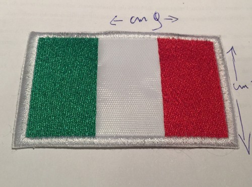 Toppa bandiera italia - toppa,,