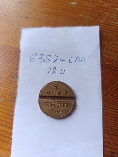 Gettone telefonico 7811 - gettone, cmm