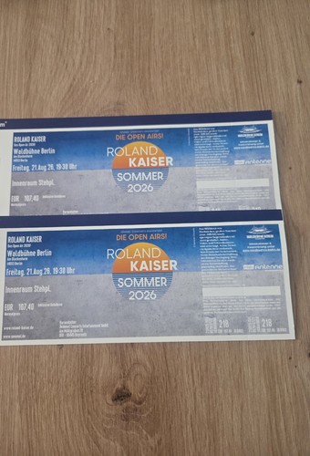 Roland kaiser biglietti - kaiser, 2