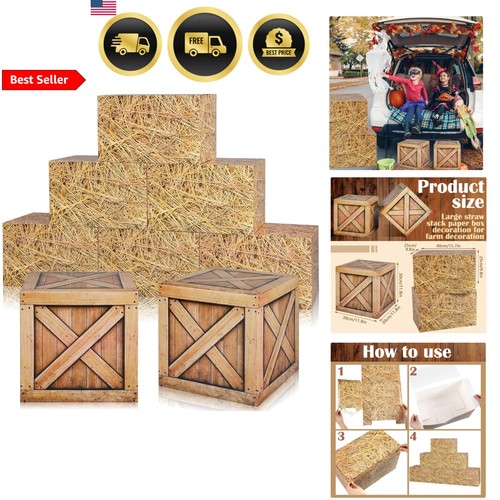 Scatole balle fieno western - balle,
