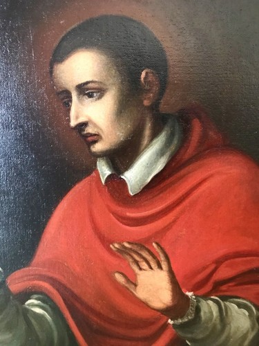 Grande dipinto antico - , san