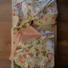 Set 4 lenzuola vintage rosa