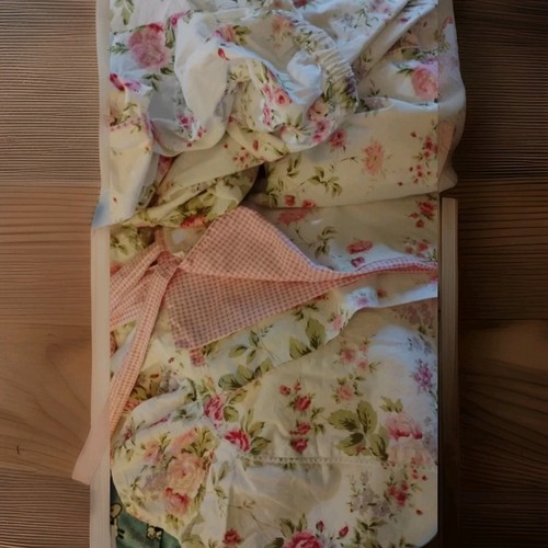 Set lenzuola vintage rosa - lenzuola,