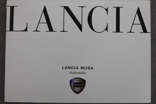 Lancia musa autoradio manuale - autoradio,