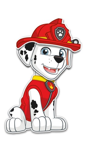 Adesivo personaggi paw - 3d,