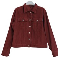 Giacca in velluto a costine Jake*s, donna, cotone,bordeaux, retro, Tg. 40, usata