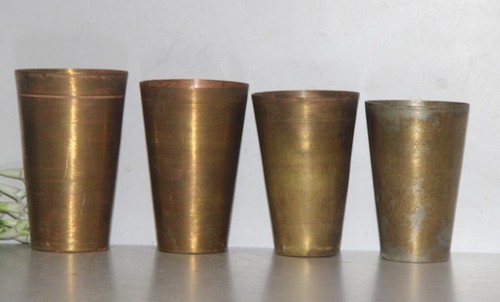 4pc antico brass bere - antico, tazza