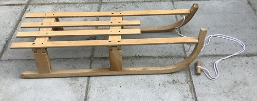 Slitta legno oggetto di - oggetto,
