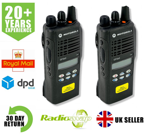 Motorola gp360 uhf watt - 4,