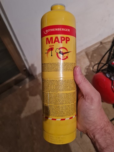 Bombola mapp gas - mapp, rothenberger