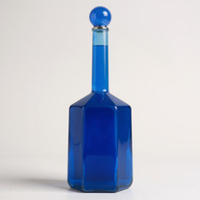 Bottiglia di Vetro Blu Stile