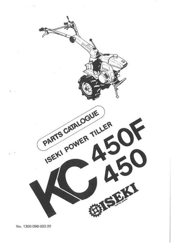 Iseki power tiller kc450f - power,