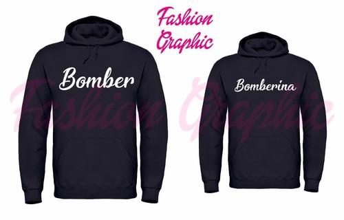 Coppia felpe cappuccio bomber - felpe,
