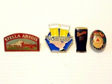 4 VECCHIE PINS/SPILLE BIRRA