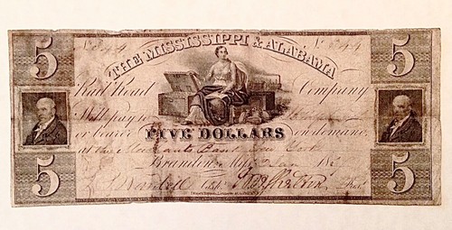 1837 cinque dollari - 1837, the