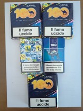 5 Pacchetti (VUOTI) Sigarette: CAMEL - 100 Years Anniversary 