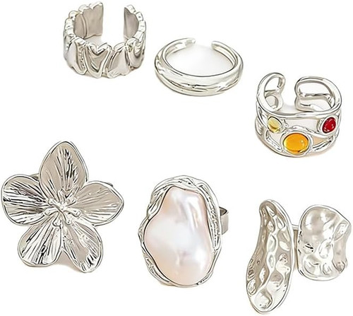 Set anelli donna - di, argento