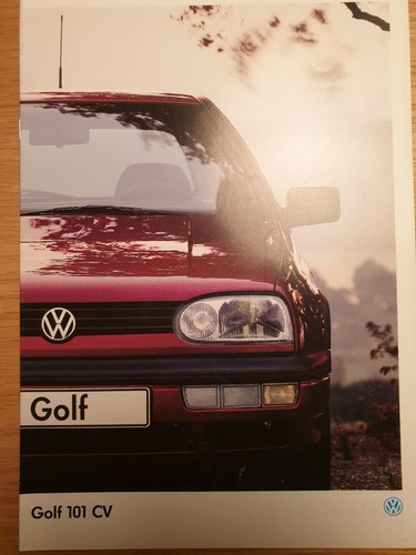 Volkswagen golf 101 - golf, cv