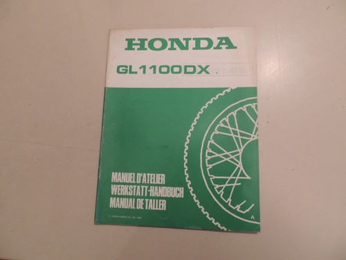 Manuale officina honda - manuale, gl