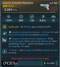 Borderlands 4⭐PISTOLA DA