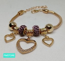 Women Gold Color Jewelry Charm