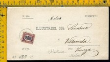 Regno Collettoria Corsivo H 629 Melma Treviso per Villaverla Vicenza