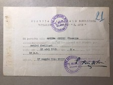 Documento legione mobile Ettore Muti RSI 1944
