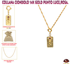 Collana con ciondolo punto