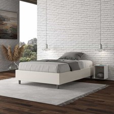 Letto imbottito azelia - letto, sommier
