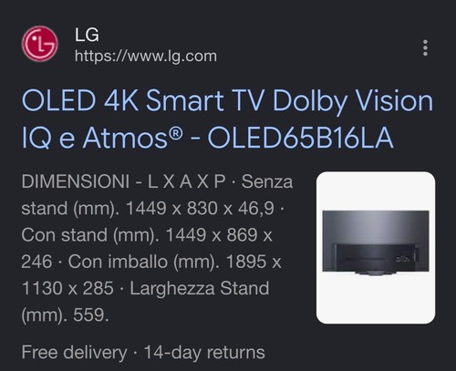 Oled 65 - tv, lg