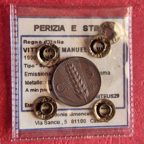 Centesimi 1928 spiga fdc - 5,