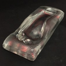 SCULTURA IN VETRO ANNI 70 -
