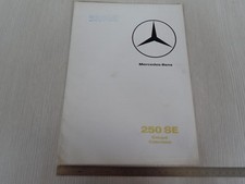 DEPLIANT BROCHURE ORIGINALE MERCEDES BENZ 250 SE COUPE CABRIOLET 1965 PROSPEKT