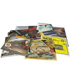 Cataloghi modellini treno e accessori grande lotto di Marklin Lima Farish rapporto Hornby