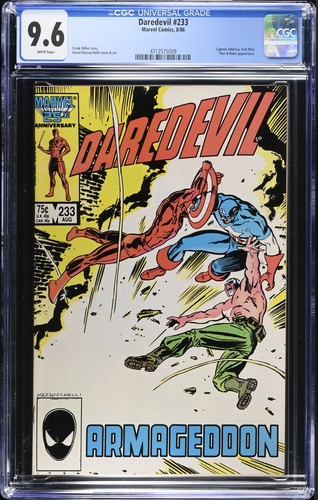 Daredevil 233 cgc 6 frank - cgc, 9.6