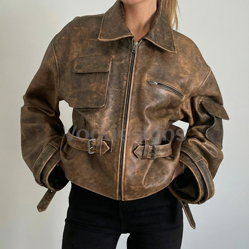 Bomber donna oversize pelle - donna, in