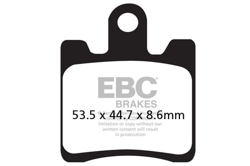 Pastiglie freno ebc sfa283 - pastiglie,