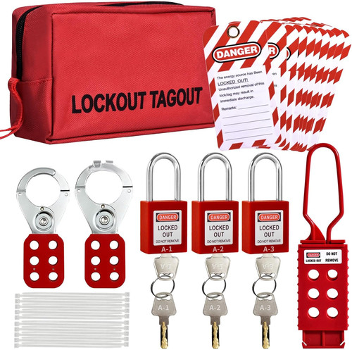 Lockout tagout kit - kit,lock, out